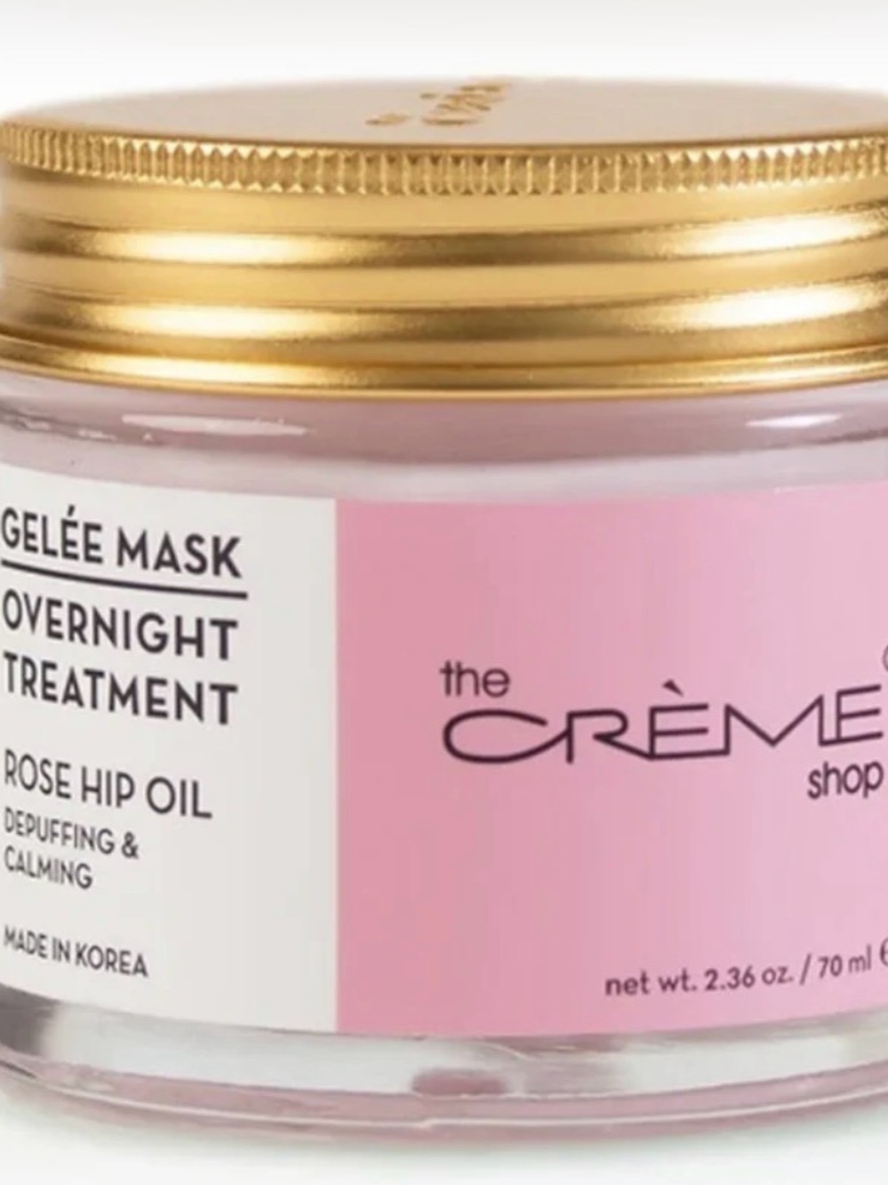 The Crème Shop - Rose Hip Oil Gelée Mask - Overnight Treatment - Picture 2 of 4